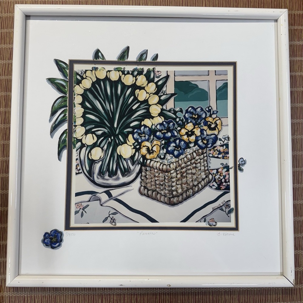 Rare Calico Signed By Brooke Baxter Howie Limited Edition 7/350 Lithograph